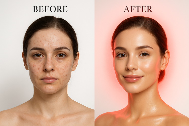 make the before image look worse